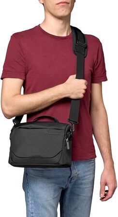 Manfrotto Advanced Shoulder Bag M III - Сумка для дзеркальної та бездзеркальної камери з об'єктивом, з кріпленням для штатива та дощовиком