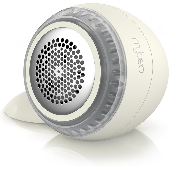 MyBeo - Електричний видалення ворсу з одягу - бездротовий прилад для видалення ворсу з тканини з USB-кабелем для зарядки - для всіх видів одягу - видаляє ковтунці - 2 змінні леза - акумуляторний (Колір: Бежевий)