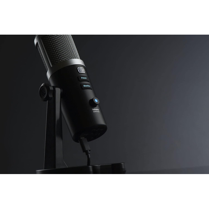 PreSonus Revelator USB-Конденсаторний мікрофон для запису, подкастингу та стрімінгу з програмним забезпеченням Revelator