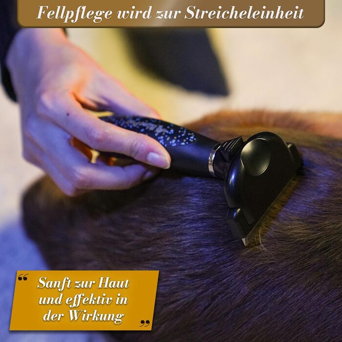 Щітка для котів та собак BluePet 2.0 для короткошерстих порід - видаляє відмерле волосся та підшерсток. Ідеальна для линяння (Limited Edition)