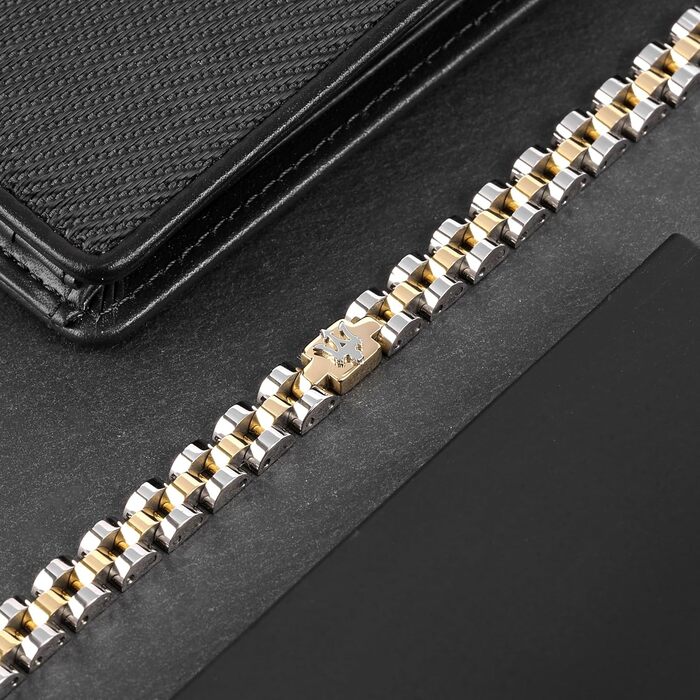 Браслет чоловічий Maserati Jewels з нержавіючої сталі, 21 см, сріблястий (JM320AST08)
