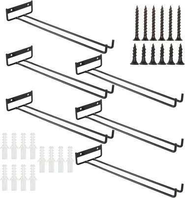 Тримачі для келихів VIDETOL (6 шт.) - металеві, підвісні, для шафи, бару, кухні