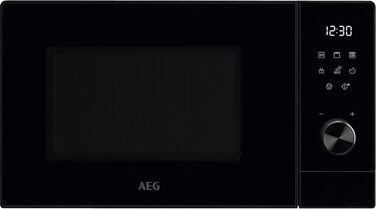Мікрохвильова піч AEG MFB252DB з грилем, 25л, 900Вт, інвертор, чорна