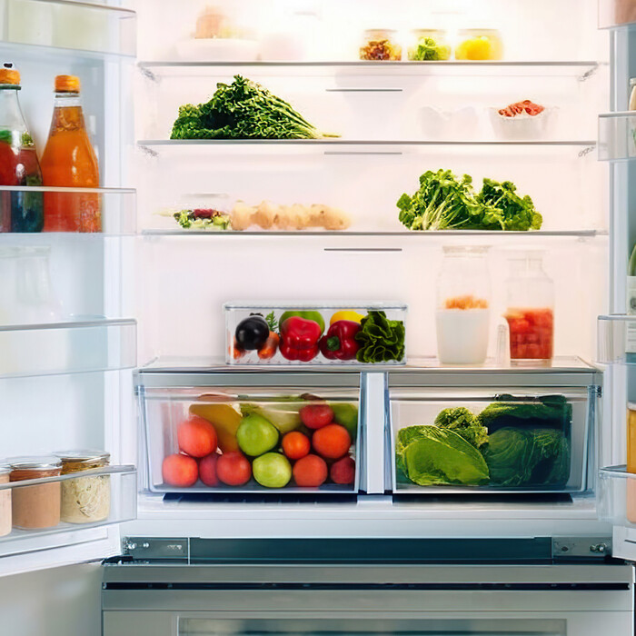 Relaxdays Refrigerator Organizer 2-Piece Set