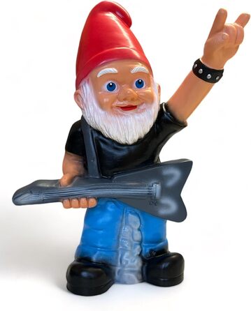 Cheerful Garden Gnome Rocker