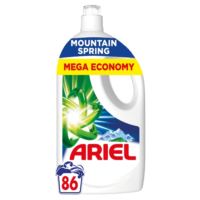 Рідкий засіб для прання Ariel, Mountain Spring, 86 прань