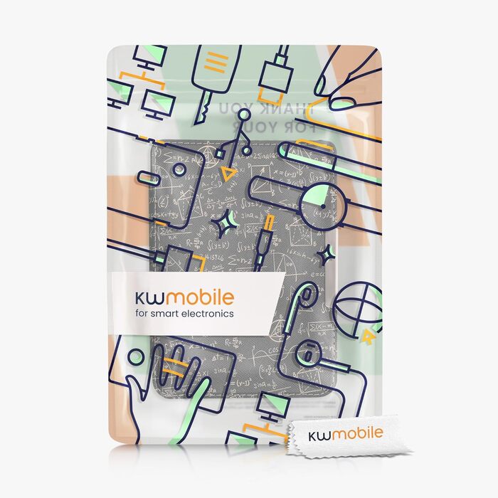 Чохол-книжка kwmobile для Tolino Shine 3 - яскравий чохол для eReader, блакитний, жовтий, зелений (комбінація зелено-жовтий)