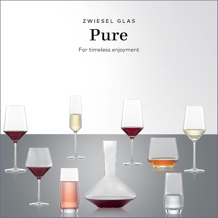 Бокали для вина Schott Zwiesel Pure Мартіні 0.34л (6 шт) + 6 келихів 357мл
