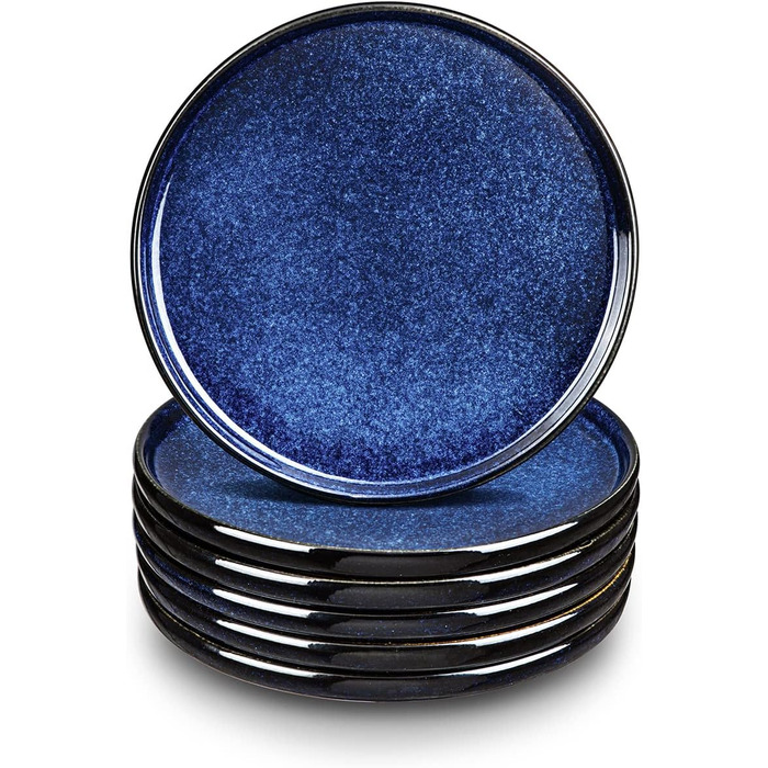 Набір сервірувальних тарілок Vicrays (3 шт.) - блакитний, 40.6x35.6x25.4 см, порцеляна