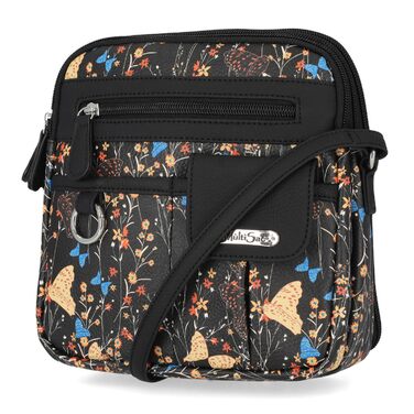 Сумка жіноча кросбоді MultiSac Briarcliff Floral міні з блискавкою