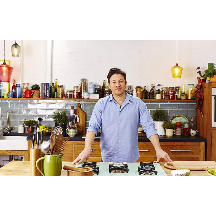 Сковорода Tefal Jamie Oliver E85606 28 см з індукційним дном та термоспортом. Антипригарна нержавіюча сталь