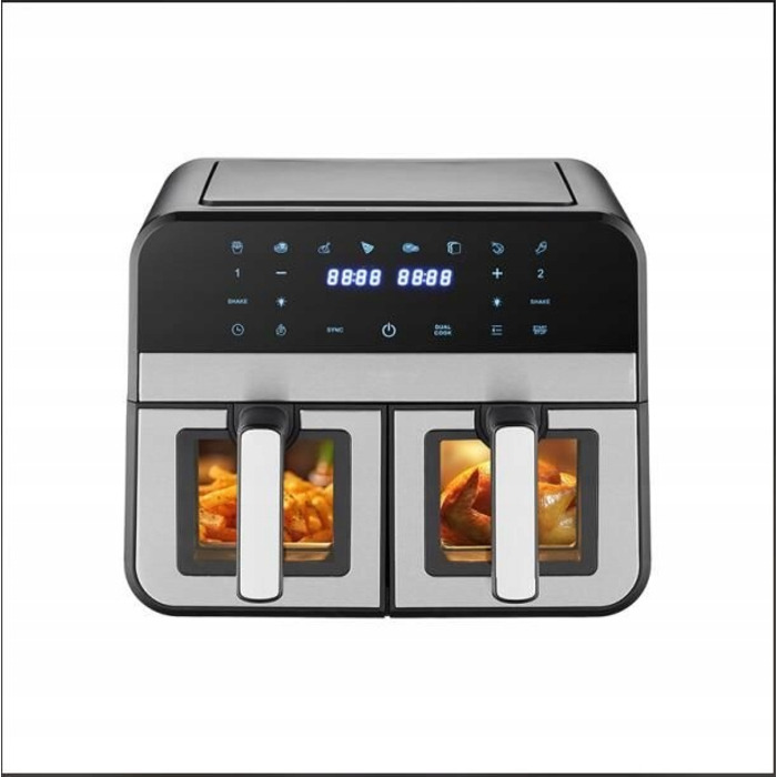 Аерофритюрниця ATC-AF043 з подвійною чашею, 9 л