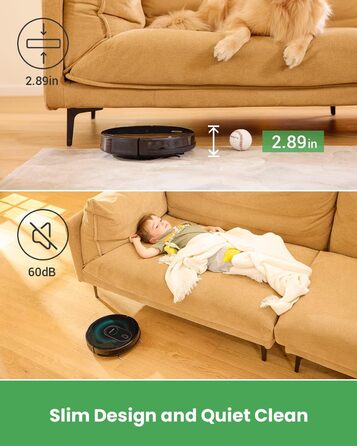Робот-пилосос Vactidy Nimble T8 2-в-1 з функцією миття, 3000Pa, чорний