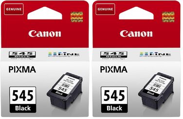Оригінальний чорнильний картридж Canon PG-545 чорний для принтерів PIXMA, стандартний (набір 2 шт.)