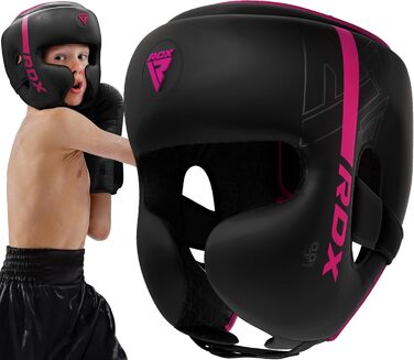 Кепка-накладка RDX для боксу та кікбоксингу, захист голови для MMA, тайського боксу, карате, таеквондо, Krav Maga, з натуральної шкіри Maya Hide, рожева (STANDARD)