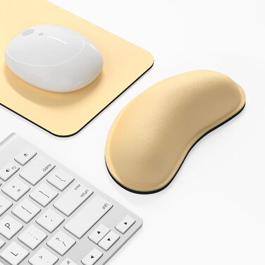 Підставка для зап'ястя Dapesuom - М'яка підставка для клавіатури з memory foam для офісу та дому. Захист від болю в зап'ясті