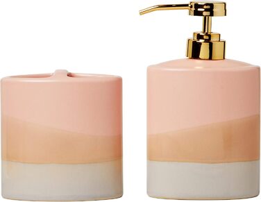 Дозатор мила SKL Home Alanya Blush - стильний дозатор для ванної кімнати