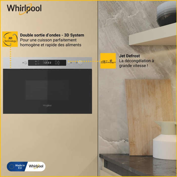 Вбудована мікрохвильова піч Whirlpool MBNA900X
