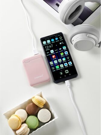 Powerbank Intenso Powerbank XS 5000mAh - зовнішній акумулятор для смартфона, планшета, MP3-плеєра, цифрової камери (рожевий)