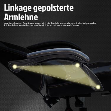 Геймерське крісло Ergonomisch з підставкою для ніг, регульованою висотою, блакитне. Офісне крісло з підтримкою попереку для комп'ютера