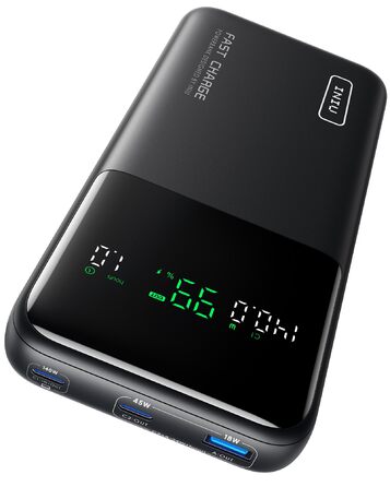 Power Bank INIU 140W: портативний зарядний пристрій 25000mAh з PD та QC швидкою зарядкою USB-C, для ноутбуків, iPhone, телефонів та планшетів