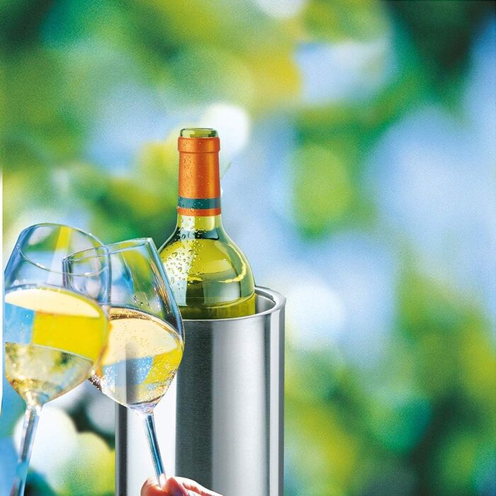 Охолоджувач пляшок Isosteel VA-9568 з нержавіючої сталі 18/8, подвійні стінки, матова поверхня