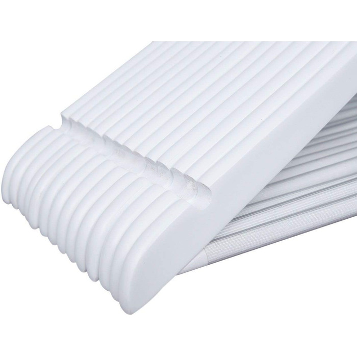 Вішалка для одягу Evolluxi Lotus з масиву дерева, для сорочок та курток, 360° обертання, ретро дизайн (білий, 8 шт.)