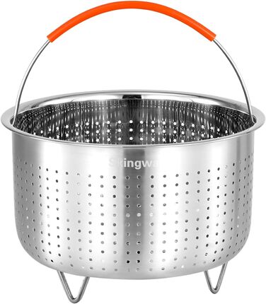 Пароварка для Instant Pot, кошик для овочів з нержавіючої сталі, вставка для каструлі 8qt