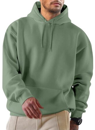 Чоловіча тепла зимова худі JMIERR з капюшоном та кишенями, бавовняний прогулянковий світшот на шнурку, колір B Зелений, розмір 5XL