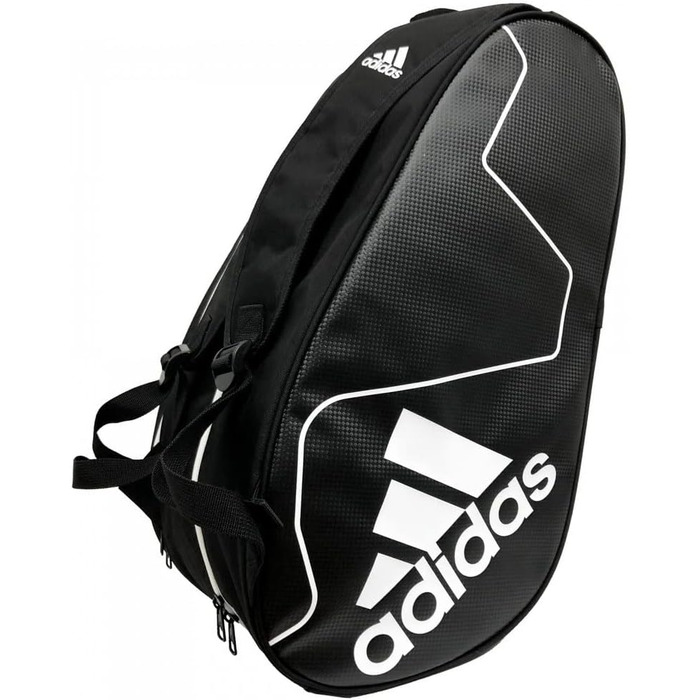 Сумка для ракетки для падел-тенісу Adidas Carbon Control чорно-біла