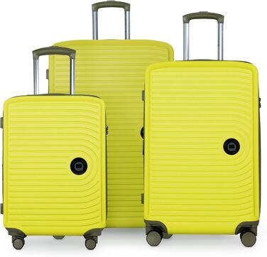 Чемодан Hauptstadtkoffer Mitte - великий, жорсткий, з TSA, 4 колеса, 77см, 130л, розширення об'єму, набір (S+M+L)