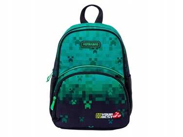 Дитячий похідний рюкзак AstraBag Do Your Best, зелені пікселі, 5 л
