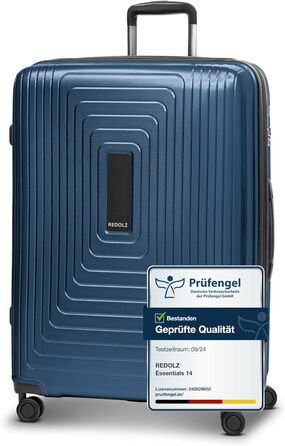 REDOLZ Trolley L+ (77 см) розширюваний | 52 x 34 x 77 см | 123-140 літрів | 4,4 кг | Dark Blue Metallic