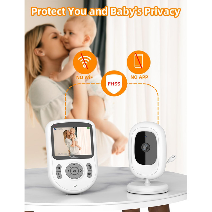 Дитячий відеоняня TakTark з камерою, 2.8