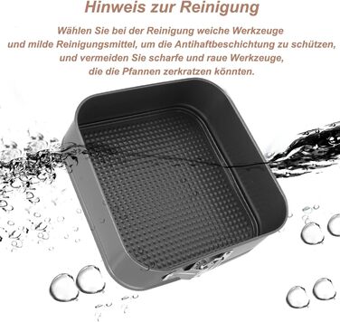 Набір для випічки Sadodo: форми для тортів та пирогів (кутові, круглі, серцеподібні), мішок кондитерський з насадками, антипригарне покриття