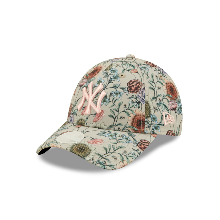 Кепка New Era New York Yankees MLB Floral Stone 9Forty регульована бежева