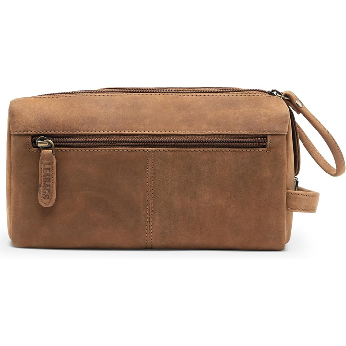 LEABAGS Преміум дорожній косметичний набір для жінок та чоловіків | Культова сумка | Великий валіза для косметики | Palm Bay Fox