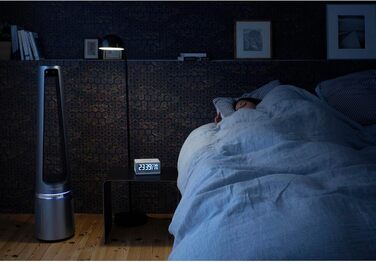 Вентилятор-повітроочисник Rowenta Eclipse QU5030 2-в-1 | Повітряний фільтр, 12 швидкостей, таймер, пульт керування, антрацит