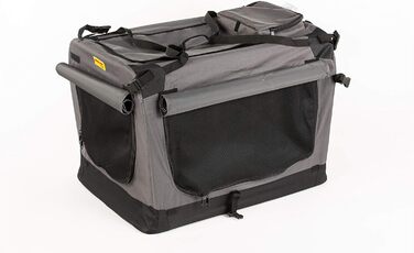 Кія для собак, переноска для собак, вольєр для собак 122x79x99 см (сірий)