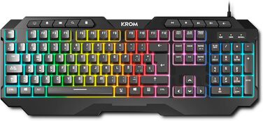 KROM KARRIER Gaming Pack: RGB клавіатура, миша, навушники, килимок для миші - чорний