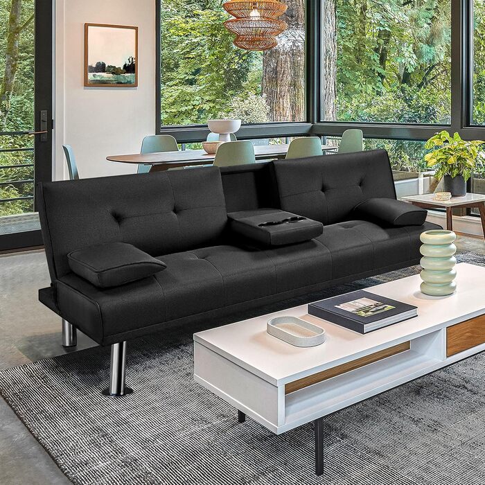 Yaheetech Folding Sleeper Sofa
