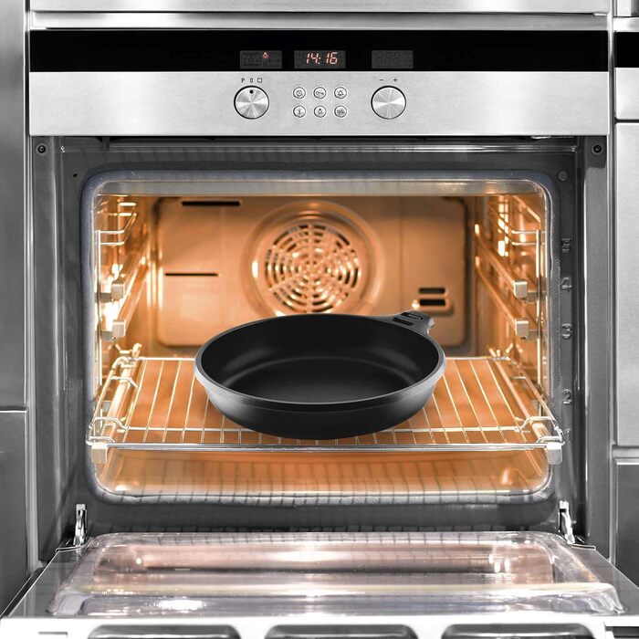 Сковорода гриль Castey 27 см з алюмінію, для індукції та духовки