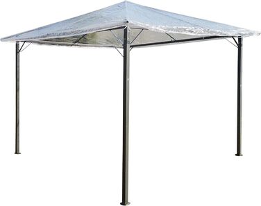 QUICK STAR 3x3m Waterproof Transparent Pavilion Cover (3 x 3 m without Flap)