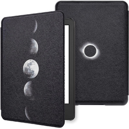 Чохол для Kindle 6' (11-го покоління) 2024/2022 (C2V2L3) з PU шкіри, Smart Cover з авто-вимиканням, Löwenzahn (Mondfinsternis)