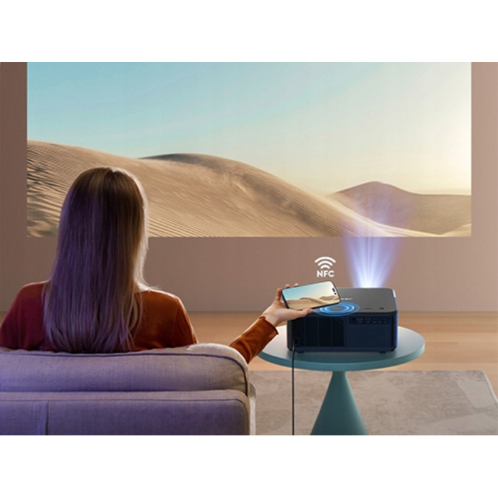 Проектор VIZIO TECH LED 46500 лм, Android TV 14, FHD 4K, сірий