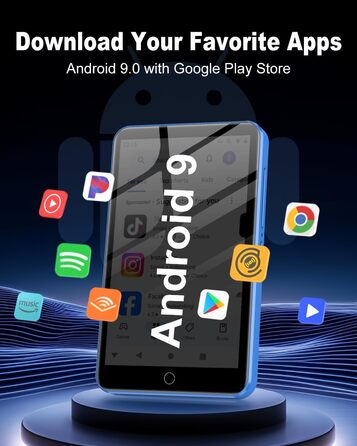 MP3 плеєр 80GB з Bluetooth та WiFi, 4.0