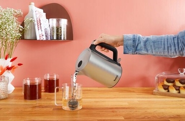 Електричний чайник Tefal KI513D10, 2200 Вт, 1,7 л, сріблястий/сірий