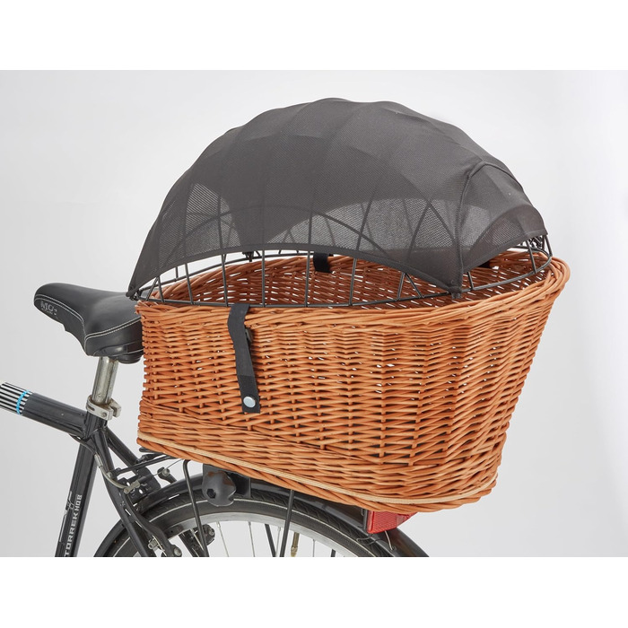 Сонцезахисний тент для кошика велосипедного крісла для собак Tigana – захист від сонця UV 40+, Oeko-TEX®, дихаючий, мікрофібра, легко монтується, легкий та компактний