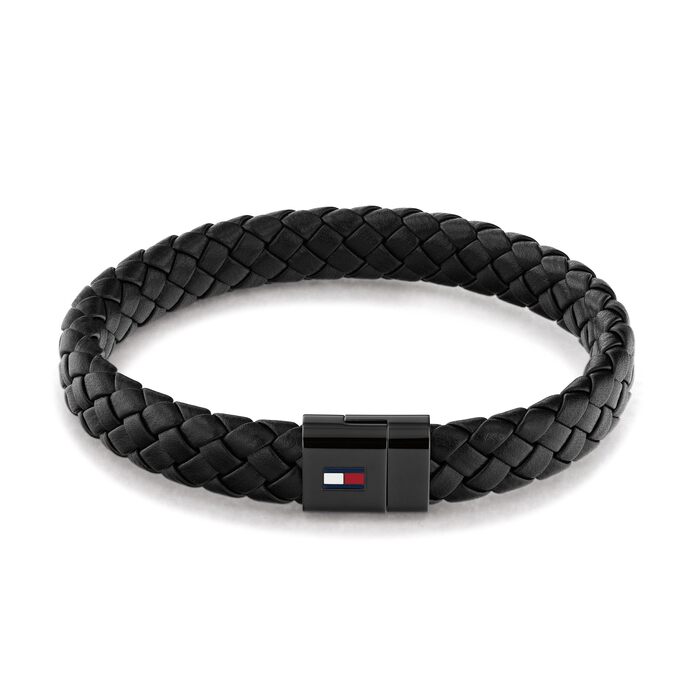 Браслет чоловічий шкіряний Tommy Hilfiger - чорний, коричневий або синій