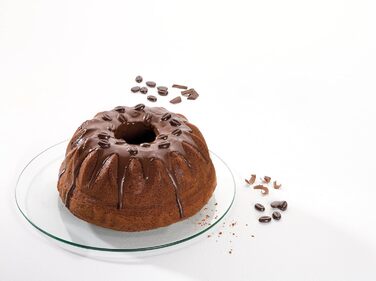 Dr. Oetker Gugelhupf 25 cm Baking Mold BACK-EDITION, round baking pan with leak-proof rim, Bundt pan with non-stick coating (Color: Brown), Quantity: 1 piece